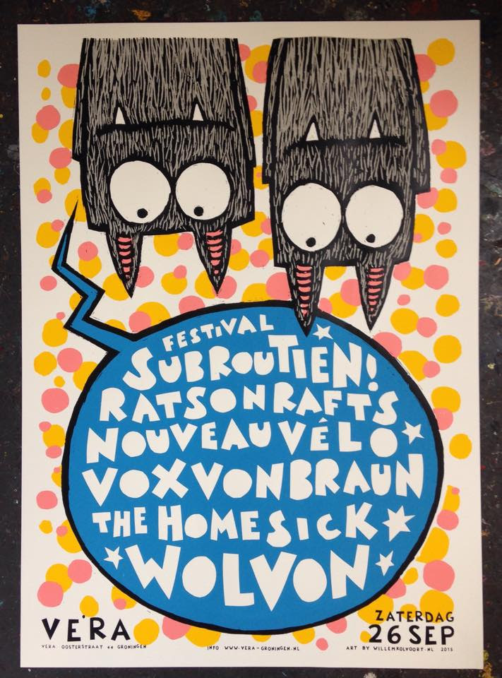 Posterart door Willem Kolvoort (VERA Art Division)