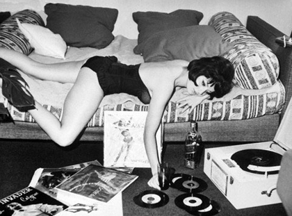 Vinyl vrouw