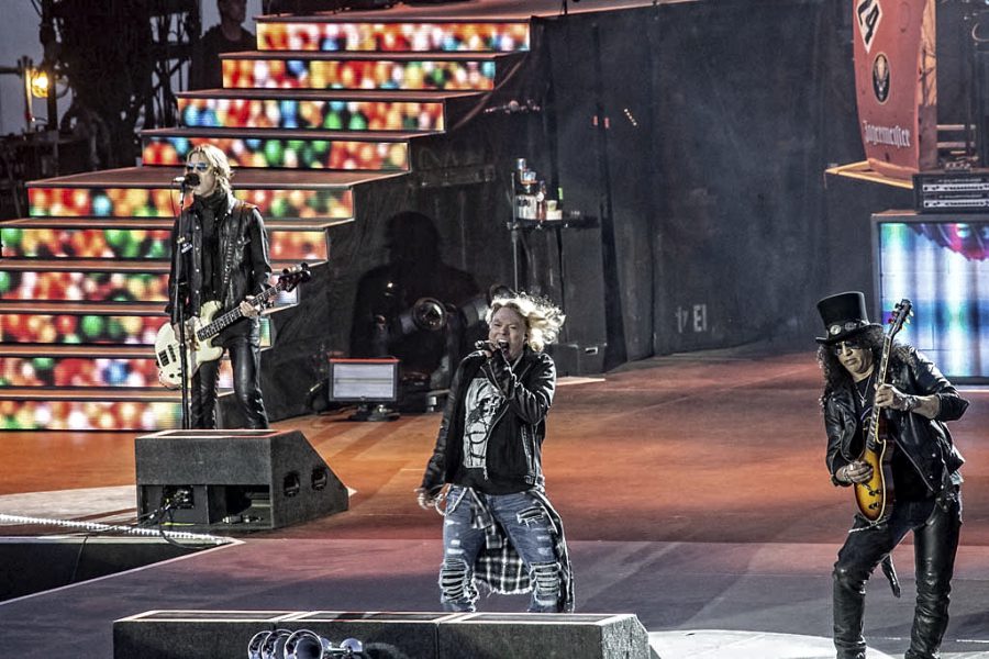 Guns N' Roses op Graspop, foto Rob Sneltjes