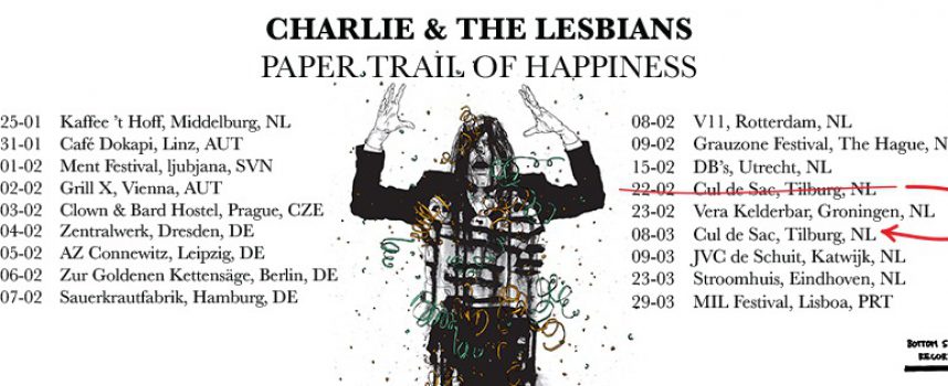 Charlie & The Lesbians lanceert dubbel-EP en Europese tour