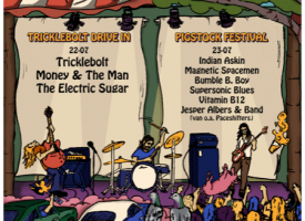 Festivaltip: 22 en 23 juli Pigstock Drive In Festival met Tricklebolt, Magnetic Spacemen en Money & the Man