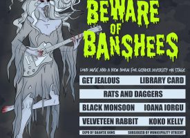 HEAVY FESTIVALTIP: Beware of Banshees 2.0 op 11 maart @ Nijverheid met o.a. Get Jealous, Ioana Iorgu en Rats and Daggers